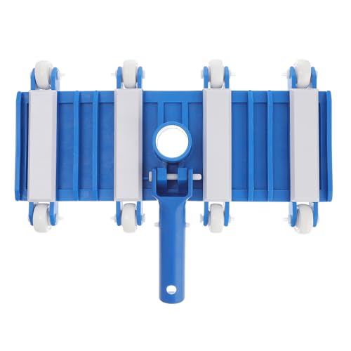 ifundom Tête Aspirateur Piscine Plastique Flexible Résistante avec roulettes pour Nettoyage du Sol de Piscine