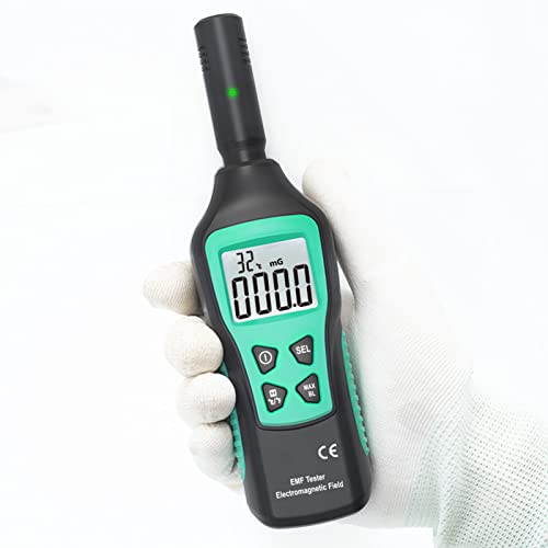 Medidor Digital de Campo Electromagnético con Tester de Temperatura miniatura 5
