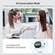 Puqo AI Kopfhörer Übersetzer, 3-in-1 Sprachübersetzer Kopfhörer 164 Sprachen mit App, 5 Übersetzungsmodi Echtzeit Übersetzer Ohrhörer, 48H Bluetooth 5.3 Übersetzer Kopfhörer für Lernen, Reisen, Blau