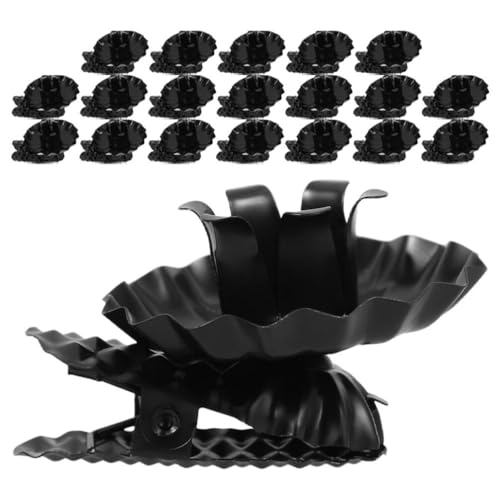 HOLIDYOYO 20pcs Metal Candle Stand Clips Tealight Holders for Christmas Decor Reusable Candle Holders for Festive Atmosphere Protects from Wax Drips Unique Design