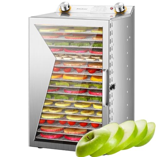 Home Freeze Dryer with Stainless Steel Trays and Timer