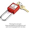 QWORK Lockout Tagout Locks, Safety Padlock, 10 Padlocks with 20 Keys ...