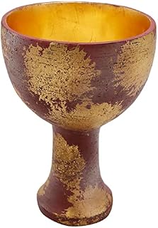Indiana Jones Holy Grail Cup Golden Chalice 1:1 Resin Replica Movie Halloween Cosplay Prop Sculpture Decor 5.5 Inches