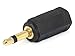 Monoprice 107128 3.5mm Mono Plug to 3.5mm Stereo Jack Adaptor, Gold Plated (3 Pack)