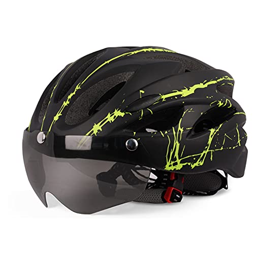 Casque de vélo réglable 54-62cm protégeant les yeux du vent et des insectes