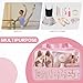 Ballet Bag Preppy Stuff Ballet Gifts Chenille Letter Bags Makeup Cosmetic Bags ballet bags for girls 4-6 Waterproof Organizer Storage Case Gifts for Team Girls Women (STB-FS-BALLET, STB-FS-BALLET)