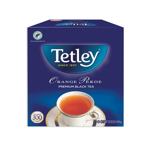 Tetley Tea, Orange Pekoe, 300 Count