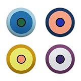 PERFECTSIGHT Switch Thumb Grips Caps, Cute Joystick Cap for Nintendo Switch Lite/OLED, 4 Pcs Thumbstick Analog Stick Button Cover for NS Joycon Controller Accessories, 4 Color Ball C