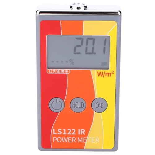 IR Power Meter Infrared Radiation Test Meter LS122 Handheld for Infrared Light Source Luminance IR Rejection Detection 1000-1700nm 0-40000W/m²