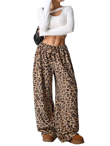 Pantalon de jogging léopard chaud pour ne plus souffrir du froid