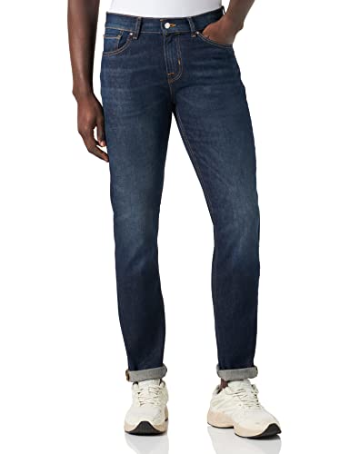 Jeans pour des hommes regular fit 7 For All Mankind JSMSC100 dark blue