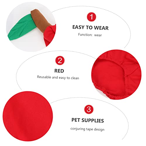 Disfraz Halloween para perro color rojo talla L miniatura 6