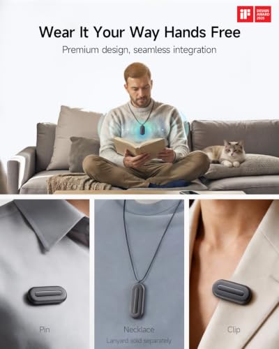 Image of ANYPIN Note Pod P1 AI Voice Recorder, Wearable AI Note Taker, Transcription