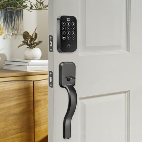 Yale B-YRD420-F-WF1-RX-BSP Assure Lock 2 Touch With Wi-Fi And Ridgefield Handle In Black Suede thumb #1