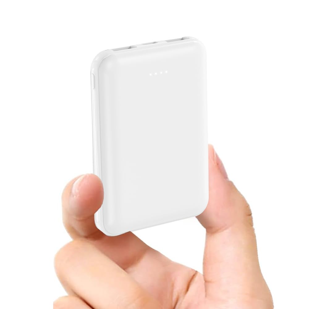 Amazon | 明誠 モバイルバッテリー 大容量 6800mAh 超小型 軽量 超薄型