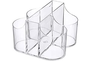 Home Collection 5 Compartment Plastic Utensil Holder for Party