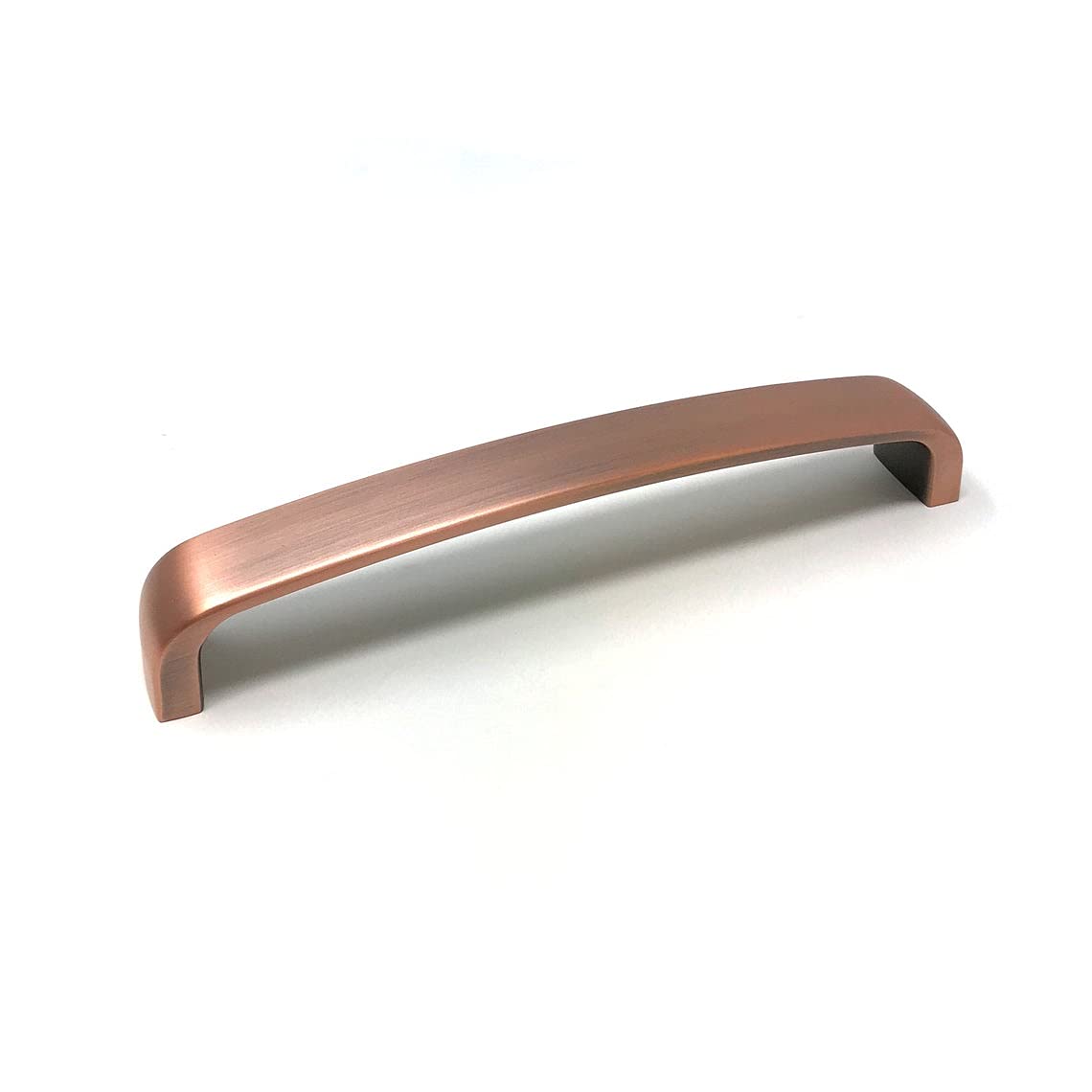 Abrafix Copper Antique Brushed Finish 160Mm Hole Centres Kitchen Slim D Pull Handle
