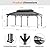 Modern Shade 12' x 20' Gazebo, Hardtop Gazebo with 6 LED Lights, Outdoor Gazebo with Galvanized Steel Double Roof?Patio Gazebo with USB & USB-C Charging Port Deck, Netting and Curtains for Patios