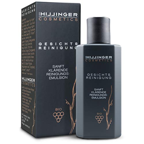 HILLINGER COSMETICS - BIO Gesichtsreinigung für ein strahlendes Hautbild - sanfte & vegane Naturkosmetik mit Bergquellwasser - entfernt Make-Up perfekt - BIO-Kosmetik aus der Kraft der Traube, 200 ml Cover