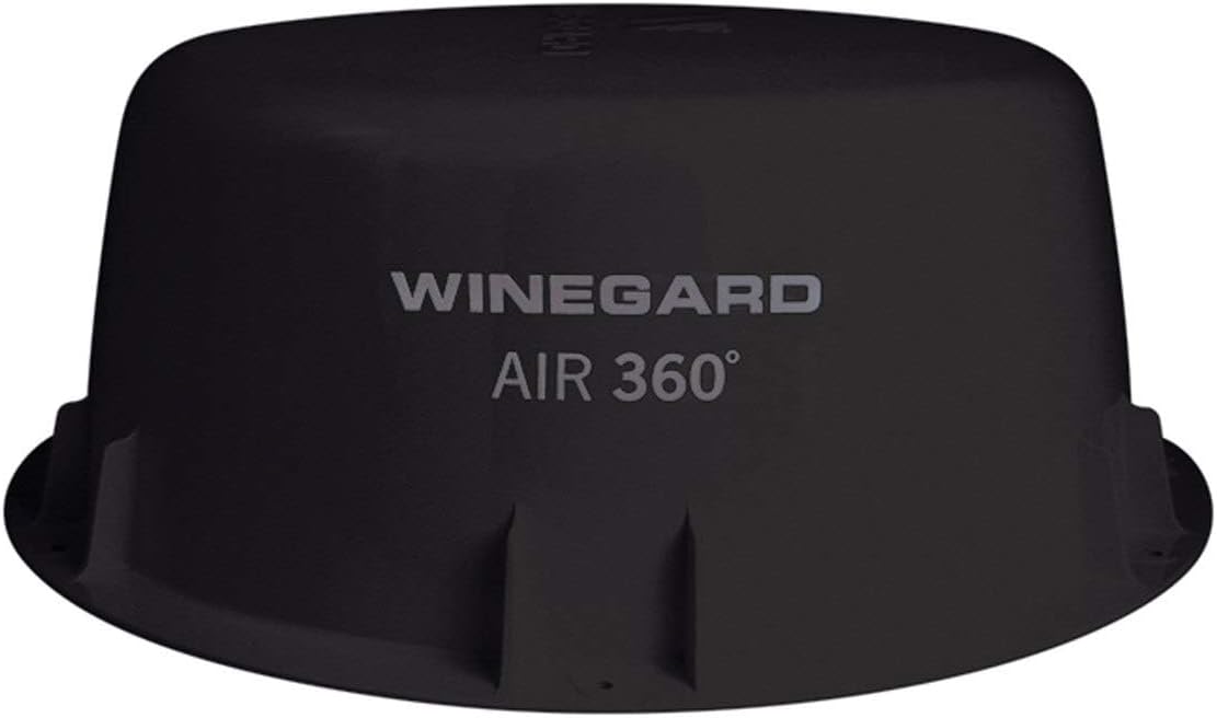 Winegard A3-2035 Air 360 Omnidirectional RV HDTV Antenna, Black, 360 Degree Broadcast Reception