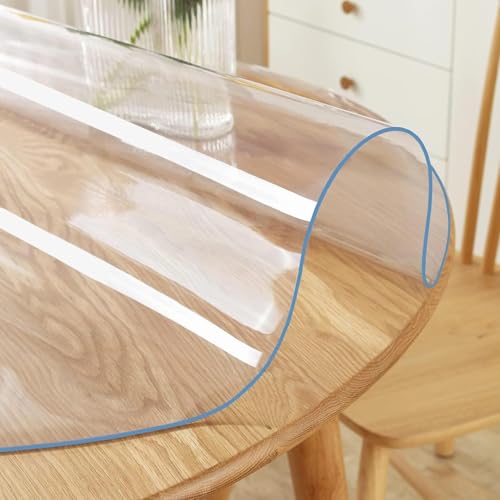 �������E���h�e�[�u���N���X 2mm�A������ PVC �v���X�`�b�N�e�[�u���J�o�[�A�_�C�j���O�e�[�u���p�h���ϖ��ϔM��K���X�v���e�N�^�[(���a130cm)