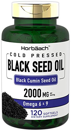 Black Seed Oil 2000mg | 120 Softgel Capsules | Cold Pressed Nigella Sativa