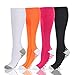 Calze Compresse Maratona Corridore Nuovo Calze Alte Uomini e Donne Calze da Calcio Calzini Sportivi Pressione Vene Varicose Ginocchio Stovepipe 100% Cotone/Come mostrato/S