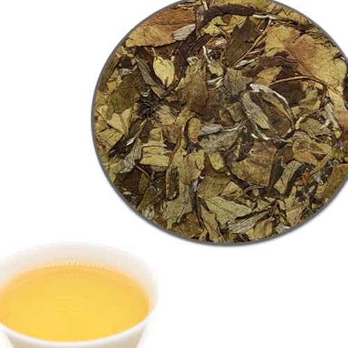 Thé vert Fuding Shoumei gâteau de thé bio 300g infusion parfum floral feuilles compressées