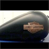 Harley.D Gas Tank Decal Black on Bronse 2 pcs not Printed!