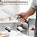 KnifeSaga Premium Knife Set 15 Pcs Quality Kitchen Knife Set with Block, Japanese High Carbon Stainless Steel Razor Sharp Knife Block Set, Acacia Wood Block Knife Set with Ergonomic Full-tang Handle