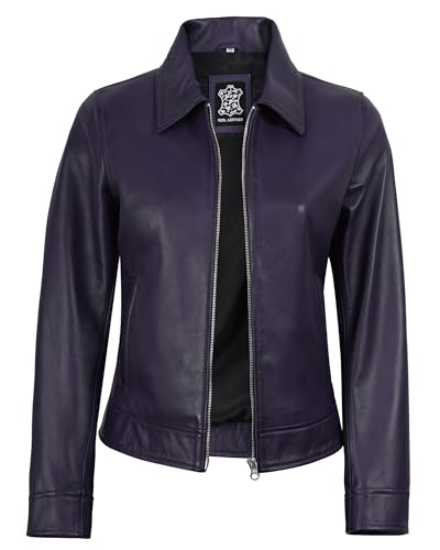 Image of Decrum Vintage Style Real Lambskin Casual Leather Jackets for Women