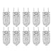 WELURE for GE Microwave Oven Light Bulbs 10-Pack - G8 Bi-Pin Halogen for Range Hood & Stove Lighting