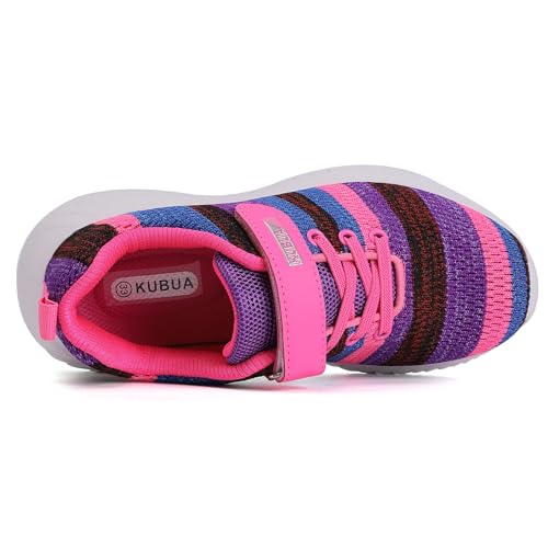KUBUA Kids Sneakers Boys Tennis Lightweight Breathable Athletic Girls Running Shoes for Toddler3