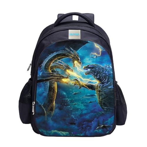 MATMO - Mochila de dinosaurio para niños, mochila escolar personalizable