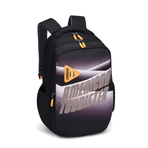 Image of American Tourister Nexa Style 03 | 32 L Backpack | 3 Compartments | School & College Bag for Men & Women | Black | 1 Yr Global Warranty