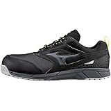 [ミズノ] 安全靴 オールマイティ AS15L 軽量 静電気帯電防止 紐 JSAA・普通作業用(A種) ブラック×ダークグレー 27 cm 3E