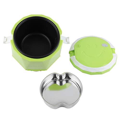 Miosugo Hornillo para arroz eléctrico portátil multifunción 24 V 140 W 1,6 L para camión (verde)