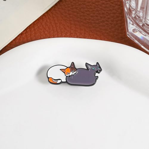 Image of Cute Enamel Pins Cartoon Lapel Pin Brooch Badge for Backpack Jackets Funny Tiger Pins for Gift Anime Enamel Pin for Clothing Hat Decoration