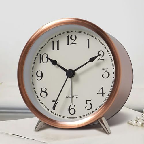 Alarma para adolescentes con sueño profundo y luz nocturna de metal 4