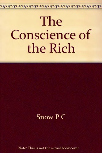 The Conscience of the Rich B00171Y9DK Book Cover