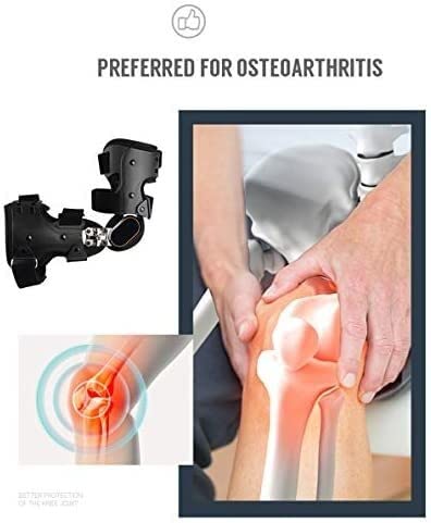 Rodilleras Médicas Splema De Lesión Articular, Soporte De Rodilla Ajustable Soporte De Soporte De Abrazaderas Ortesis Ósea Cuidado De La Rodilla Guardi (Size : Right)