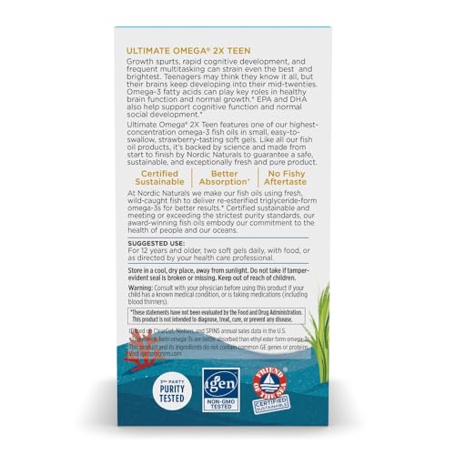 Nordic Naturals P32723 Ultimate Omega 2X Teen thumb #2