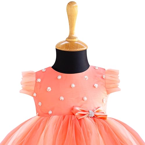 Image of Stanwells Kids Baby Net Dress for Baby Girl Birthday Summer Dress
