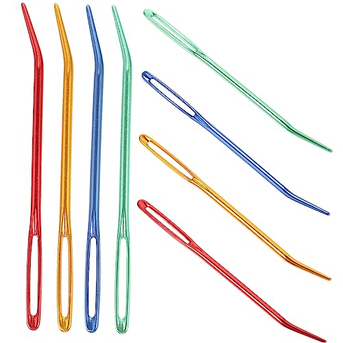 Beatifufu 8pcs Looper Yarn Tool Large Eye Needles for Knitting Crochet Multi-Function Darning Needles Set