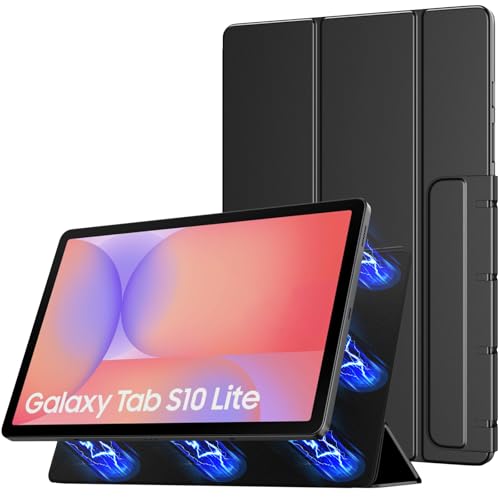 Image of TiMOVO Magnetic Case for Samsung Galaxy Tab S10 Lite 10.9 Inch 2025 SM-X400/X406, Slim Smart Lightweight Stand Cover, Support Auto Wake/Sleep, Black