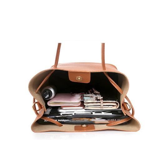 Bolso tote y bolso tipo cartera para mujer, conjunto de 4 piezas miniatura 4
