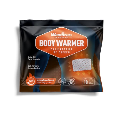 Body Warmers with Adhesive - Heat Warmer Patch Disposable Air Activated Hot Warmers - Up to 12 Hours of Heat - WarmSpark - Image 4