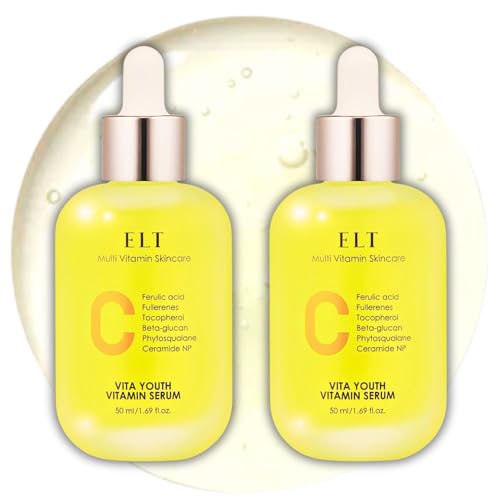 ELT Vita Youth Vitamin C Serum 1.69fl.oz.(50ml) Ultra Hydration Serum Korean Glass Skin Korean Skincare (Pack of 2)