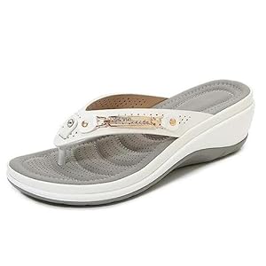 LXURY Flip Flops Women Slippers Summer Button Slides Shoes Wedge Beach Sandals Women Outside Platform Leisure Flip Flops