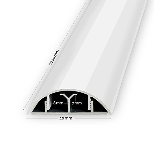 ESmart Germany Set di 2 in alluminio canalina